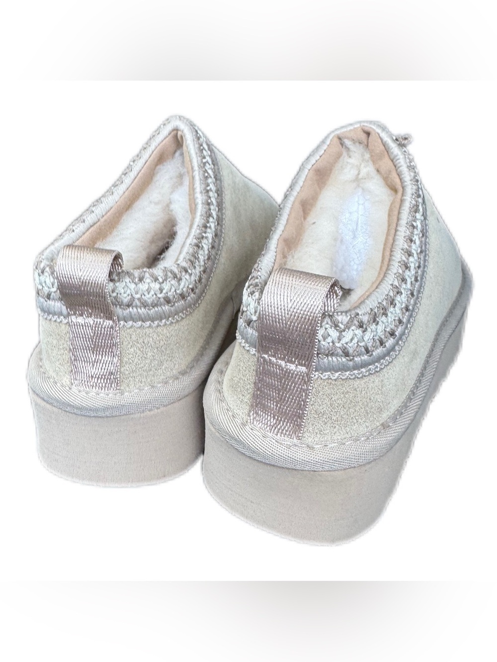 UGG Tasman Tasmanita Whitecap Suede Platform Slippers Size 8 - Picture 4 of 8